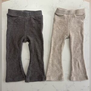 2 Pairs - Zara Baby Girl Flared Pants